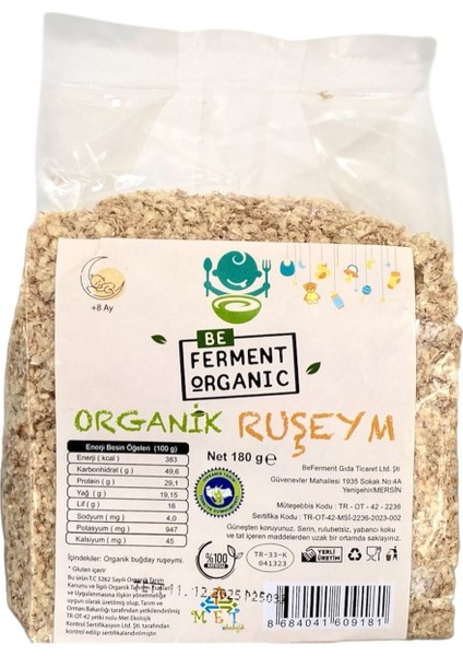 Beferment Organic Beferment  Organik Buğday Ruşeymi 180 G Jelatin