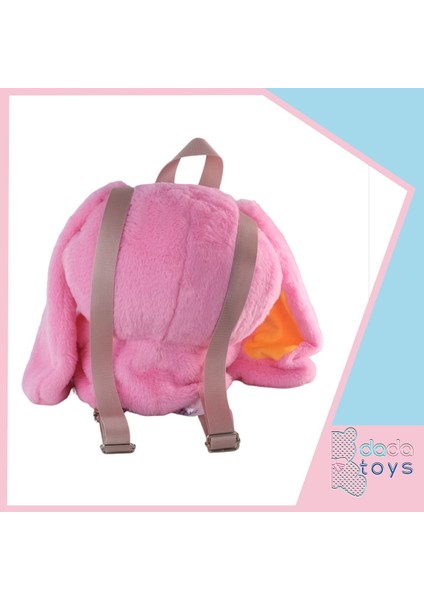 Dada Toys Tavşan Peluş Çanta 40 cm Pembe 12