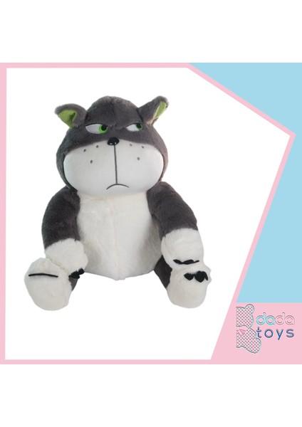 Kizgin Kedi Sabri Peluş Uyku Arkadaşi 40 cm Antrasit 12