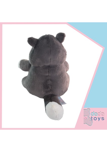 Kizgin Kedi Sabri Peluş Uyku Arkadaşi 40 cm Antrasit 12