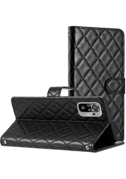 Xiaomi Redmi Not 10S Için Flip Case Pu Deri Cüzdan Manyetik Folio Kart (Yurt Dışından)