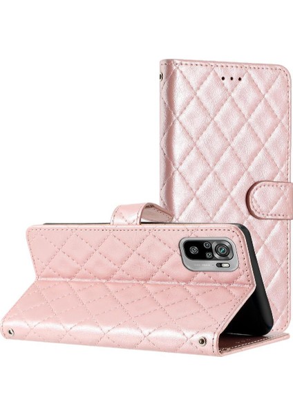 Xiaomi Redmi Not 10S Için Flip Case Pu Deri Cüzdan Manyetik Folio Kart (Yurt Dışından)