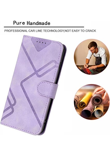 Manyi Mall Samsung Galaxy M15 Pu Deri Manyetik Kapak Flip Cüzdan Için Flip Case (Yurt Dışından)