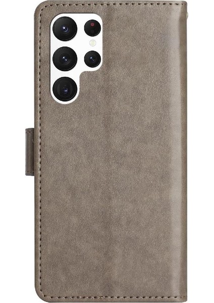 Samsung Galaxy S23 Ultra Kickstand Manyetik Kapatma Bilek Pu Için Filp Durumda (Yurt Dışından) fırsatları