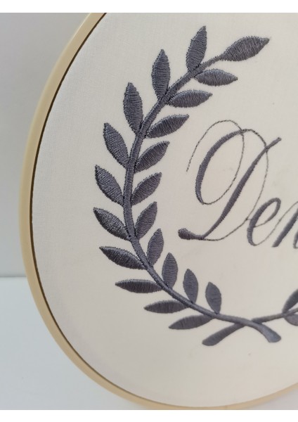 Isme Özel Çelenk Kasnak Kapı Süsü Isimli modelleri