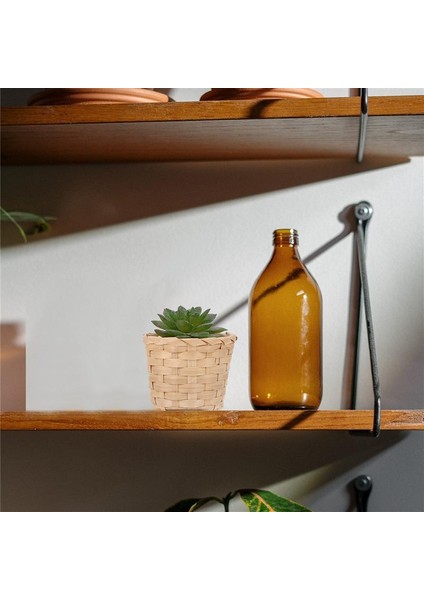 Haki Stili 7.5X7.5X6CM Kırsal Dokuma Sepetler Meyve Düzenleme Sepetleri Taşınabilir Depolama Sepetleri Bambu Mini Masaüstü Depolama Sepeti (Yurt Dışından) indirimleri