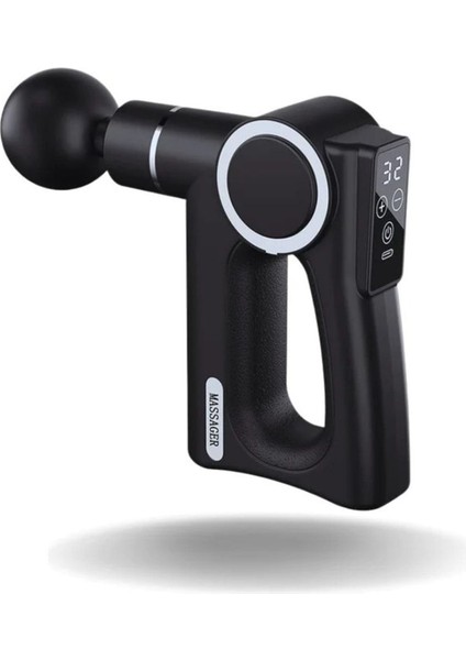 Tekno Trust Masaj Tabancası LED Ekran 4 Başlıklı Kas Rahatlatıcı Şarjlı Massage Gun