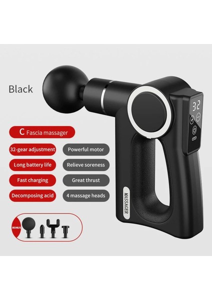Tekno Trust Masaj Tabancası LED Ekran 4 Başlıklı Kas Rahatlatıcı Şarjlı Massage Gun fiyatları