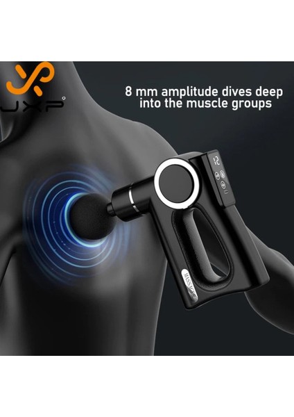 Tekno Trust Masaj Tabancası LED Ekran 4 Başlıklı Kas Rahatlatıcı Şarjlı Massage Gun indirimleri