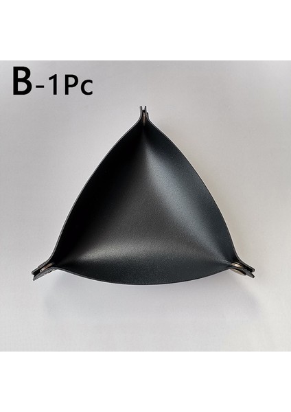 B 16.5cm Stili Saf Renk Mücevher Saklama Tepsisi Giriş Anahtarı Pu Deri Masaüstü Depolama Sepeti Yaratıcı Deri Saklama Tepsiği (Yurt Dışından)