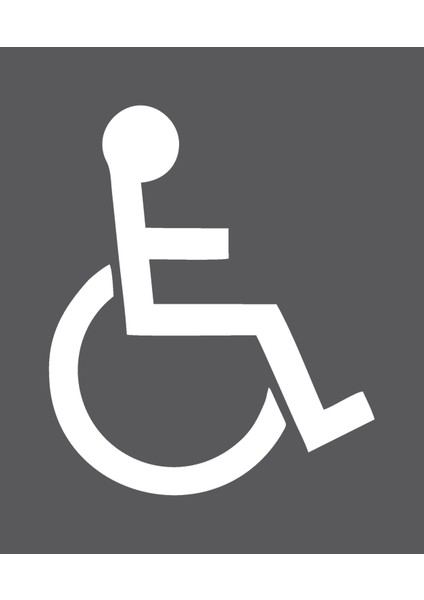 Engelli Işareti Sticker 00094