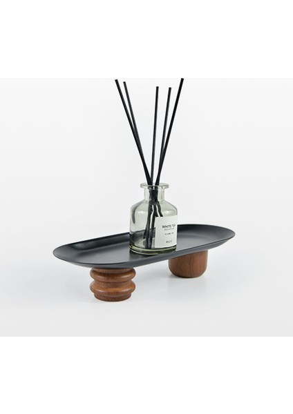 Gümüş S Tarzı Demir Depolama Tepsisi Ahşap Mıknatıs Yüksek Dekoratif Tabak Standı Tepsi Dekoratif Takı Tepsileri Oturma Odası Mutfak Depolama (Yurt Dışından) fırsatları