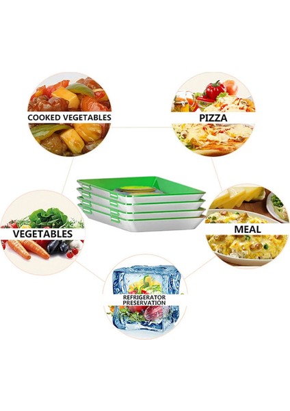 Kırmızı Stil Yaratıcı Gıda Saklama Tepsisi Gıda Taze Tutma Taze Spacer Organizatör Gıda Koruyucu Buzdolabı Gıda Saklama Kutusu (Yurt Dışından) fiyatları