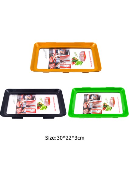 Kırmızı Stil Yaratıcı Gıda Saklama Tepsisi Gıda Taze Tutma Taze Spacer Organizatör Gıda Koruyucu Buzdolabı Gıda Saklama Kutusu (Yurt Dışından) fırsatları