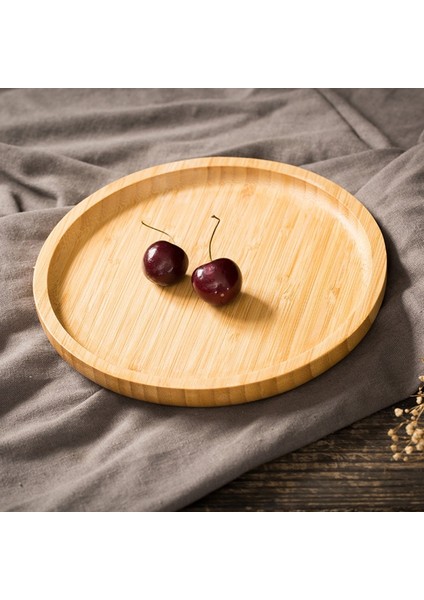 Bambu Ahşap Tarzı Yuvarlak Ahşap Tabaklar El Yapımı Yemek Tabakları Için Ahşap Tabaklar Meyve Yemekleri Atıştırmalıklar Tatlı Servis Tepsi Masaüstü Servis Takımı (Yurt Dışından) modelleri