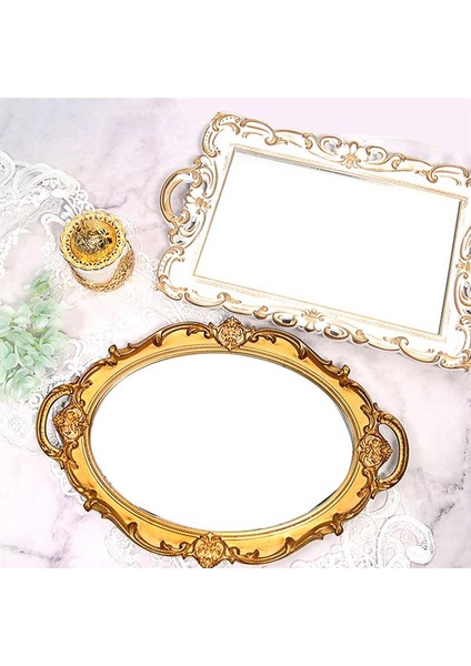 Avrupa Depolama Tepsi Kozmetik Tepsi Depolama Tabak Parfüm Tabak Mutfak Depolama Tepsi Altın (Yurt Dışından) fiyatları