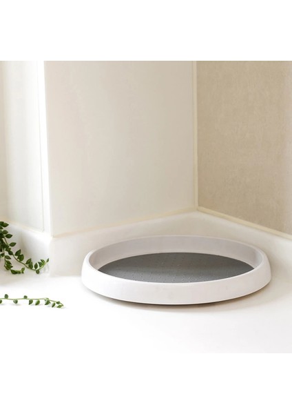 25.5 cm Döner Depolama Tepsisi Mutfak Baharat 360 Derece Yuvarlak Baharat Düzenleyici Ev Mutfak Depolama Kutusu (Yurt Dışından) fiyatları