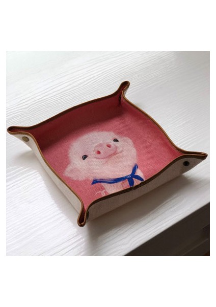 C-L Stili Jınserta Katlanır Kumaş Tepsi Kozmetik Saklama Kutusu Anahtarlar Paralar Masaüstü Eşyalar Saatler Cüzdan Telefon Konteyner Kutusu Dekorasyon Hediye Için (Yurt Dışından)