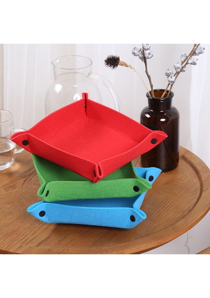 Pembe Tarzı Yaratıcı Kumaş Keçe Masaüstü Saklama Kutusu Ev Yaşam Malzemeleri Saklama Kutusu Basit Anahtar Takı Saklama Düzenleyici Katlanabilir (Yurt Dışından) fiyatları