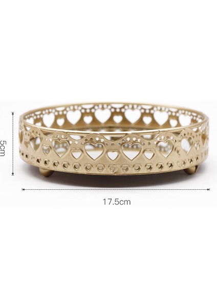 Stil 2 Stili Retro Stil Altın Demir Zarif Cam Ayna Taban Tepsi Yatak Odası Masaüstü Takı Kozmetik Saklama Tepsiği (Yurt Dışından) fiyatları