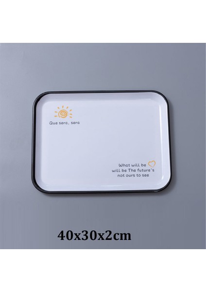 ÇAM40X30X2CM Stili Çay Kahvaltı Ekmek Atıştırmalık Saklama Tepsileri Plastik Tatlı Sunum Tepsisi Kare Aksesuarlar Kozmetik Tabak (Yurt Dışından) modelleri