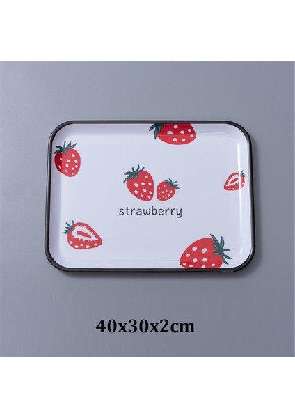 ÇAM40X30X2CM Stili Çay Kahvaltı Ekmek Atıştırmalık Saklama Tepsileri Plastik Tatlı Sunum Tepsisi Kare Aksesuarlar Kozmetik Tabak (Yurt Dışından) fırsatları