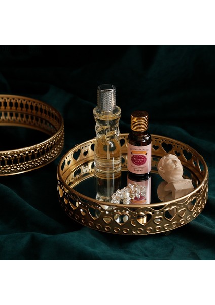 Dikey Desen-S Stili Kuzey Işığında Lüks Tarz Altın Demir Cam Ayna Taban Tepsi Oturma Odası Masa Üstü Mücevher Tepsisi Ev Saklama Tepsisi (Yurt Dışından) indirimleri