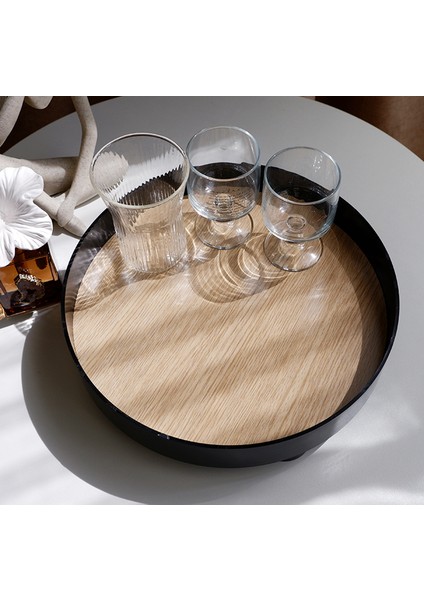 Kare Siyah Stil Nordik Minimalist Masaüstü Depolama Kutusu Yuvarlak Plastik Depolama Tepsi Oturma Odası Kozmetik ve Kırtasiye Düzenleyici Ev Dekorasyonu (Yurt Dışından) indirimleri