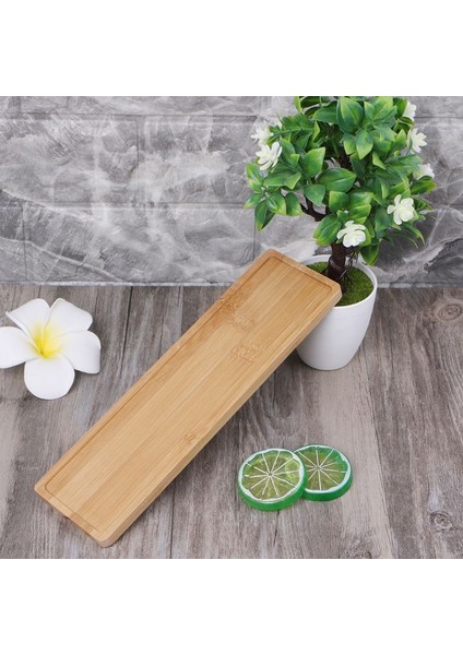 8cm Tarzı Elips Şekilli Bambu Ahşap Tabak Saksı Mini Bitki Çiçek Saksı Standı Succulent Saksı Tepsi Basit Şık Tasarım Ev Balkonu (Yurt Dışından) fiyatları