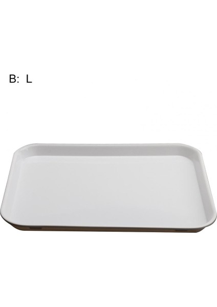 Bl Tarzı Ev Için Kare Dikdörtgen Kahvaltı Atıştırmalık Ekmek Tatlı Kek Tabak Üst Üste Koyulabilir Dekoratif Sunum Tepsileri - (Yurt Dışından)