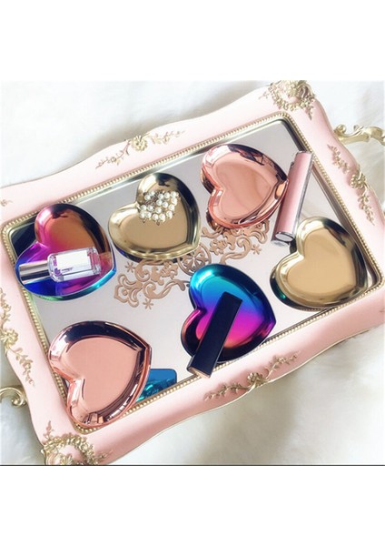 No.1 Tarzı Kalp Şekilli Takı Yüzük Saklama Tepsi Tutucu Zincir Küpe Şeker Fındık Organizatör Tepsi Ev Dekorasyonu Saklama Tabak 3 Renk (Yurt Dışından) fiyatları