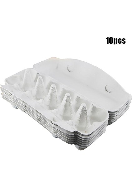 10 Adet Tarzı Kağıt Hamuru Yumurta Saklama Kapları Yumurta Tepsileri Tutucular Taşınabilir Yumurta Saklama Kutuları Yumurta Tutucular Mutfak Dekor Aksesuarları (Yurt Dışından)