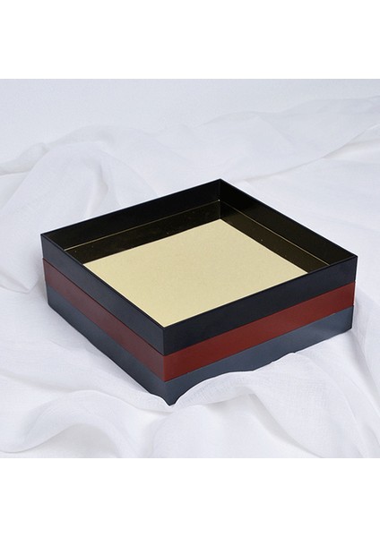 Koyu Gri Tarzı Kare Ayna Tepsi Oturma Odası Giriş Küçük Nesne Makyaj Aromaterapi Depolama Tepsi Ev Dekorasyonu (Yurt Dışından) indirimleri