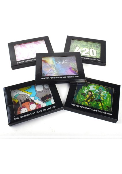 No.3 Tarzı 7x 4.5 Kırılmaz Cam Tabak Ot Rulo Tepsiği - Sigara Aksesuarı (Yurt Dışından) fırsatları