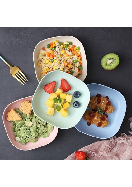 G Tarzı Buğday Sapı Kaseler Masaüstü Alın Yemek Tabağı Kek Meyve Tatlı Mutfak Tabakları Aksesuarlar Trayler (Yurt Dışından) fiyatları