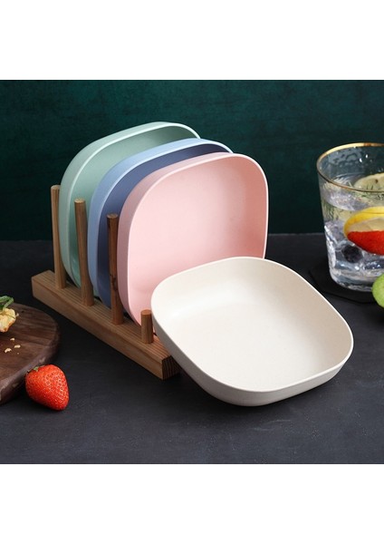 G Tarzı Buğday Sapı Kaseler Masaüstü Alın Yemek Tabağı Kek Meyve Tatlı Mutfak Tabakları Aksesuarlar Trayler (Yurt Dışından) indirimleri
