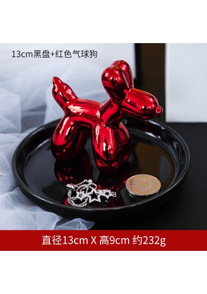 13CM Siyah Plaka R Stili Nordik Seramik Takı Anahtar Düzenleyici Tepsi Kolye Yüzük Ekran Tabak Tavşan Flamingo Depolama Tepsi Kaktüs Boynuz Masaüstü Tutucu (Yurt Dışından)