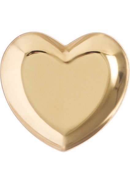 Altın Tarzı Kalp Şekilli Takı Yüzük Saklama Tepsi Tutucu Zincir Küpe Şeker Fındık Organizatör Tepsi Ev Dekorasyonu Saklama Tabak (Yurt Dışından) indirimleri