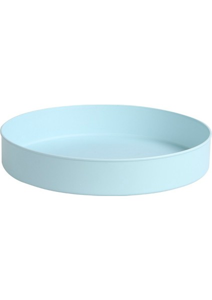 Mavi Tarzı 360 Derece Dönebilen Dolap Düzenleyici Çok Fonksiyonlu Plastik Yuvarlak Depolama Rafı Mutfak Rafı Banyo Kozmetik Dönme Tablası (Yurt Dışından)