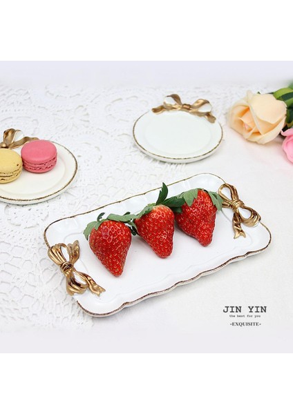 Pembe Tarzı Reçine Nordic Süsleme Kase Takı Kozmetik Tepsi Şekerlik Tatlılık Küçük Saklama Tepsisi (Yurt Dışından) fiyatları