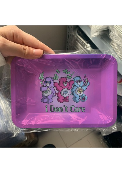 Erkek Tarzı 18CM*12.5 cm Gökkuşağı Pembe Sigara Içme Tabağı Metal Teneke Tütün Ot Sigara Kağıdı Tepsisi Depolama Ot Aksesuarları (Yurt Dışından) fırsatları