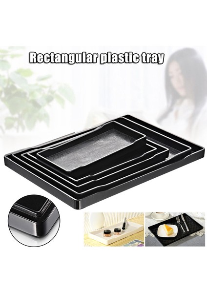 Beyaz 8004 Stili Yeni Servis Tepsi Dikdörtgen Plastik Tepsi Yemek Servis Tepsileri Restoran Ev Otel Tepsi Dayanıklı Servis Tepsisi-30 (Yurt Dışından) modelleri