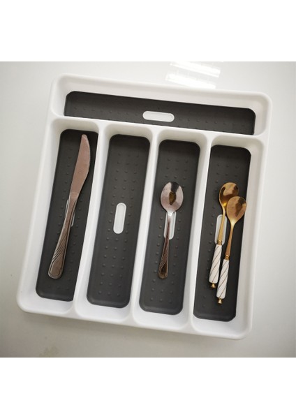 6 Izgara Stili Mutfak Düzenleyici Çatal Kaşık Bıçak Bölme Saklama Kutusu Plastik Raf Tutucu - Türkçe (Yurt Dışından) fiyatları