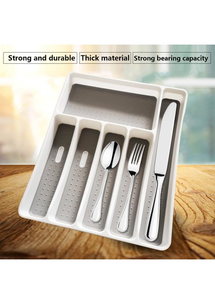 6 Izgara Stili Mutfak Düzenleyici Çatal Kaşık Bıçak Bölme Saklama Kutusu Plastik Raf Tutucu - Türkçe (Yurt Dışından) modelleri