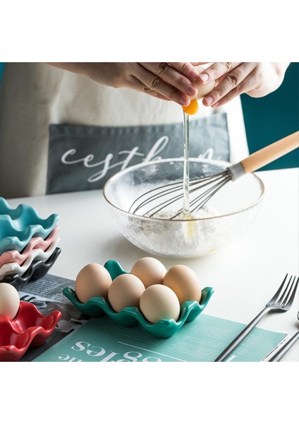 Siyah Stil Seramik 6 Izgara Yumurta Tepsisi Kutu Ev Mutfak Buzdolabı Taze Yumurta Saklama Kutusu Pişirme Sofra Eşyaları Fırın Mutfak Yumurta Saklama Kutusu (Yurt Dışından) modelleri