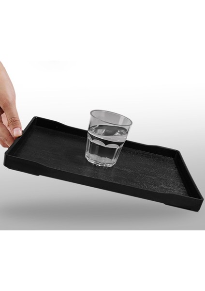 Wt1 20.5X10.3X2.1CM Style Plastik Dikdörtgen Otel Saklama Tepsisi Kaymaz Su Bardağı Çay Tepsisi Gıda Kapları Banyo Yıkama Saklama Tepsileri (Yurt Dışından) indirimleri