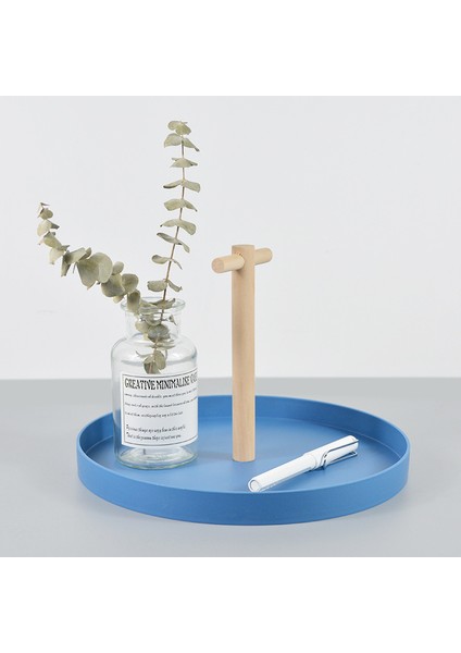 Bir Stil Nordik Takı Tepsi Masa Üstü Düzenleyici Dekorasyon Mutfak Yiyecek Saklama Tabak Süsleme Düğün Servis Tepsisi (Yurt Dışından) fırsatları