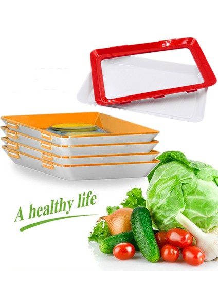 Siyah Stil 1 Adet Gıda Saklama Tepsisi Yığılabilir Gıda Tazeleme Tepsisi Büyülü Esnek Tazeleme Tepsisi Yeniden Kullanılabilir Gıda Saklama Kabı Mutfak Aletleri (Yurt Dışından) fiyatları