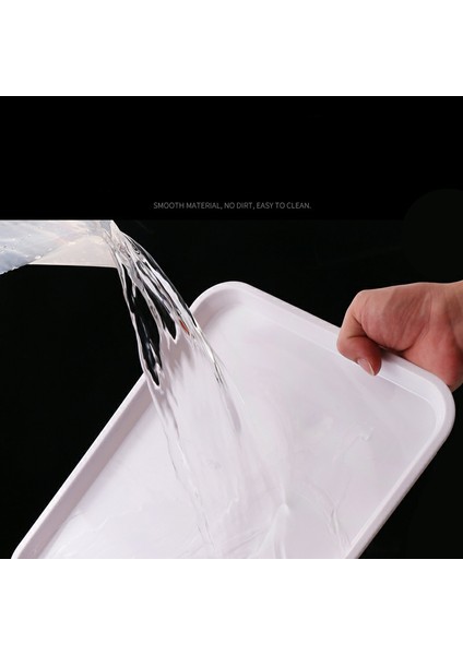 Ahşap Tahıl-M Tarzı Kaymaz Restoran Plastik Tepsi Dikdörtgen Çok Fonksiyonlu Mutfak Saklama Tepsisi Meyve Ekmek Tatlı Yiyecek Tepsisi Depolama Malzemeleri (Yurt Dışından) indirimleri