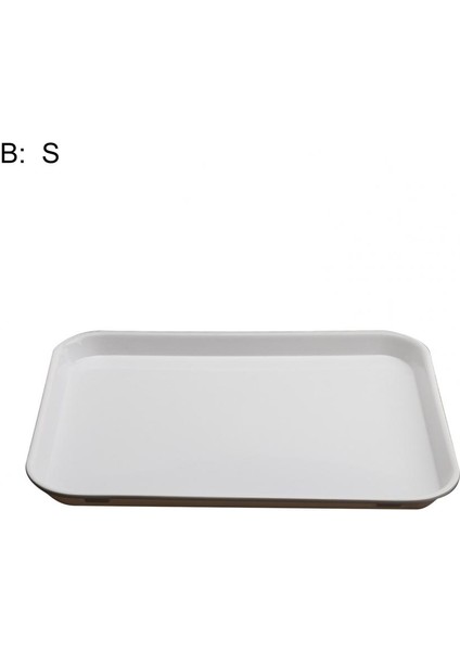 B Tarzı Ev Için Kare Dikdörtgen Kahvaltı Atıştırmalık Ekmek Tatlı Kek Tabak Üst Üste Koyulabilir Dekoratif Sunum Tepsileri - (Yurt Dışından)